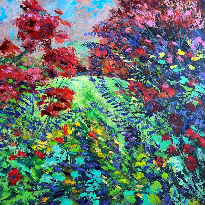 Late Autumn Gardens - In Thick & Thin Acrylics